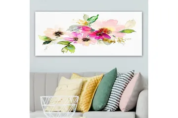 Canvastavla YTY Floral & Botanical Flerfärgad - 120x50 cm - Inredning - Tavlor & posters - Canvastavla