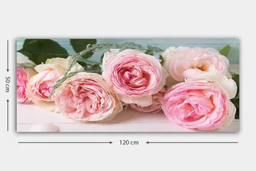 Canvastavla YTY Floral & Botanical Flerfärgad - 120x50 cm - Inredning - Tavlor & posters - Canvastavla