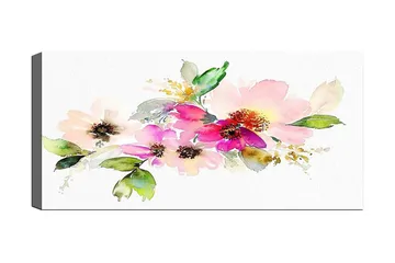 Canvastavla YTY Floral & Botanical Flerfärgad - 120x50 cm - Inredning - Tavlor & posters - Canvastavla