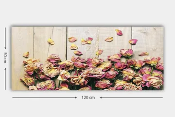Canvastavla YTY Floral & Botanical Flerfärgad - 120x50 cm - Inredning - Tavlor & posters - Canvastavla