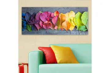 Canvastavla YTY Floral & Botanical Flerfärgad - 120x50 cm - Inredning - Tavlor & posters - Canvastavla