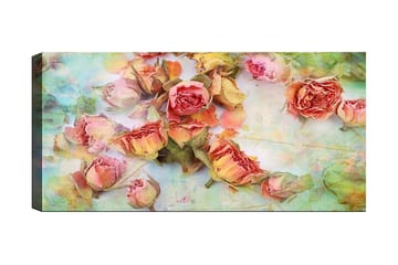 Canvastavla YTY Floral & Botanical Flerfärgad - 120x50 cm - Inredning - Tavlor & posters - Canvastavla