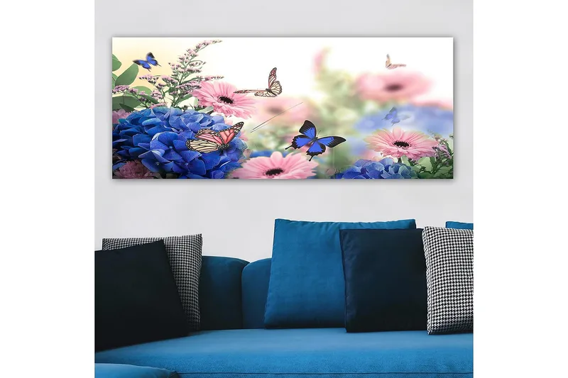 Canvastavla YTY Floral & Botanical Flerfärgad - 120x50 cm - Inredning - Tavlor & posters - Canvastavla
