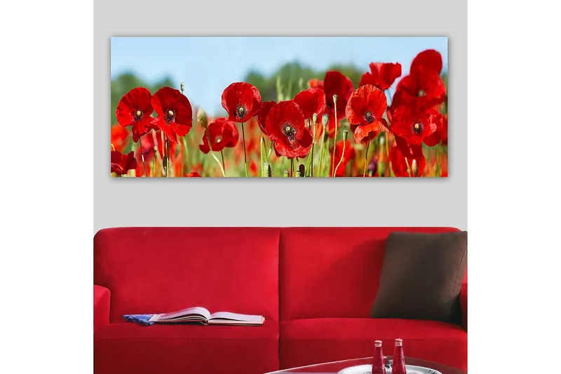 Canvastavla YTY Floral & Botanical Flerfärgad - 120x50 cm - Inredning - Tavlor & posters - Canvastavla