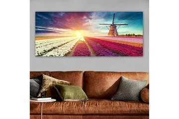 Canvastavla YTY Floral & Botanical Flerfärgad - 120x50 cm - Inredning - Tavlor & posters - Canvastavla