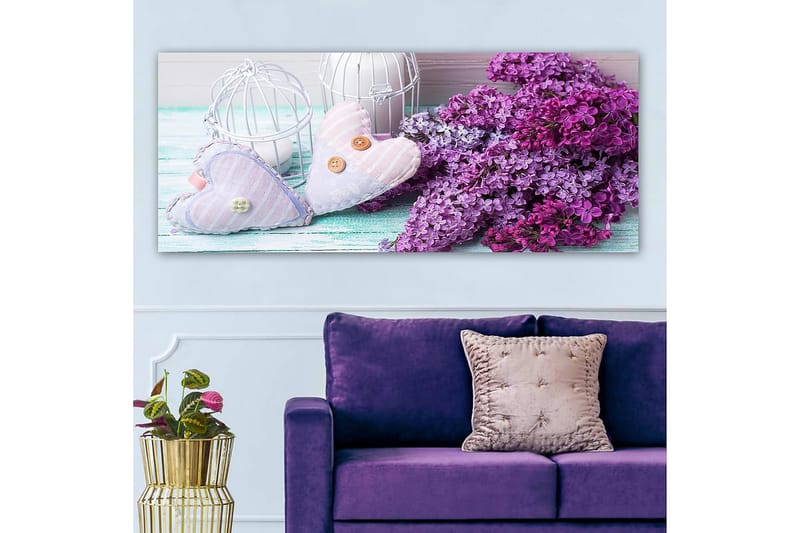 Canvastavla YTY Floral & Botanical Flerfärgad - 120x50 cm - Inredning - Tavlor & posters - Canvastavla