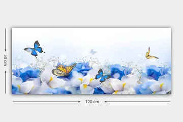Canvastavla YTY Floral & Botanical Flerfärgad - 120x50 cm - Inredning - Tavlor & posters - Canvastavla