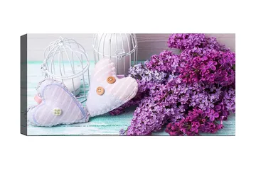 Canvastavla YTY Floral & Botanical Flerfärgad - 120x50 cm - Inredning - Tavlor & posters - Canvastavla