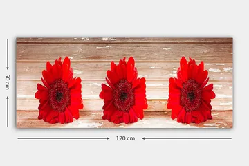 Canvastavla YTY Floral & Botanical Flerfärgad - 120x50 cm - Inredning - Tavlor & posters - Canvastavla