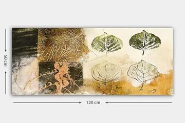 Canvastavla YTY Floral & Botanical Flerfärgad - 120x50 cm - Inredning - Tavlor & posters - Canvastavla