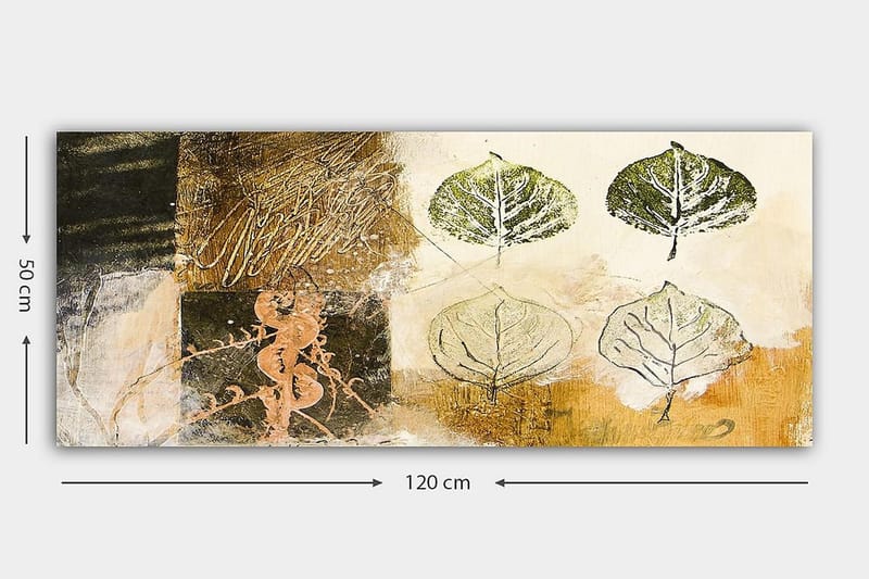 Canvastavla YTY Floral & Botanical Flerfärgad - 120x50 cm - Inredning - Tavlor & posters - Canvastavla