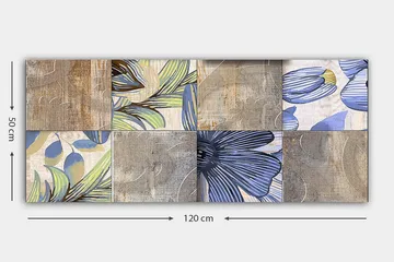 Canvastavla YTY Floral & Botanical Flerfärgad - 120x50 cm - Inredning - Tavlor & posters - Canvastavla