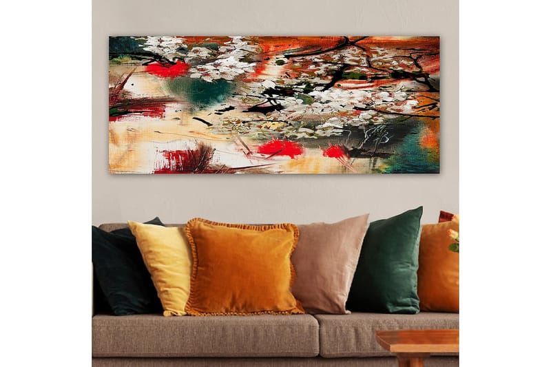 Canvastavla YTY Floral & Botanical Flerfärgad - 120x50 cm - Inredning - Tavlor & posters - Canvastavla