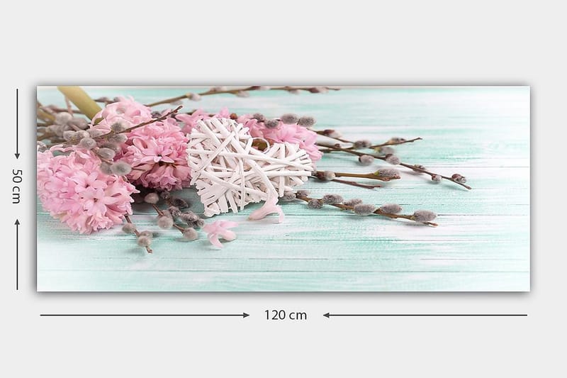 Canvastavla YTY Floral & Botanical Flerfärgad - 120x50 cm - Inredning - Tavlor & posters - Canvastavla