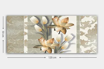 Canvastavla YTY Floral & Botanical Flerfärgad - 120x50 cm - Inredning - Tavlor & posters - Canvastavla