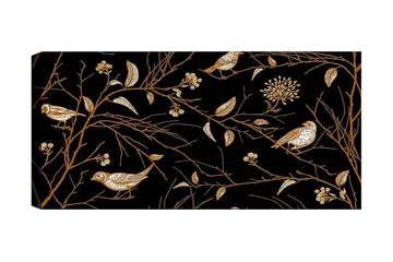 Canvastavla YTY Floral & Botanical Flerfärgad - 120x50 cm - Inredning - Tavlor & posters - Canvastavla