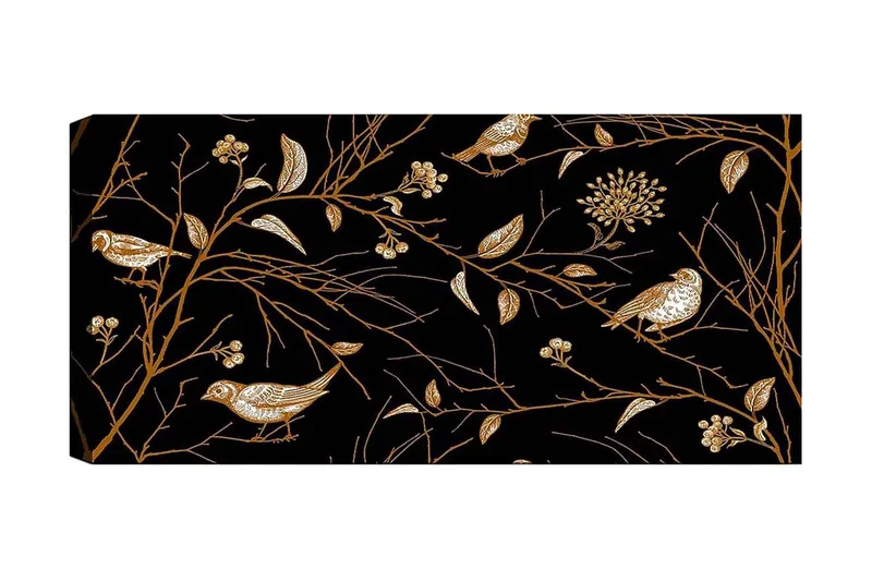 Canvastavla YTY Floral & Botanical Flerfärgad, 120x50 cm