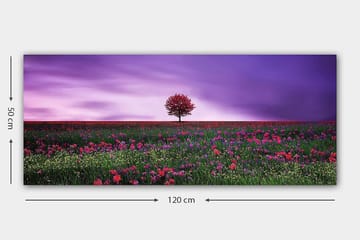 Canvastavla YTY Floral & Botanical Flerfärgad - 120x50 cm - Inredning - Tavlor & posters - Canvastavla
