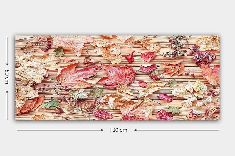 Canvastavla YTY Floral & Botanical Flerfärgad - 120x50 cm - Inredning - Tavlor & posters - Canvastavla