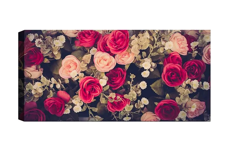 Canvastavla YTY Floral & Botanical Flerfärgad, 120x50 cm