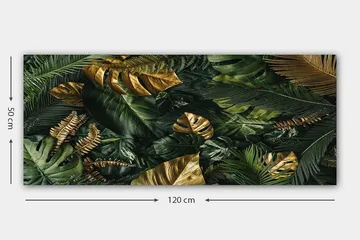 Canvastavla YTY Floral & Botanical Flerfärgad - 120x50 cm - Inredning - Tavlor & posters - Canvastavla
