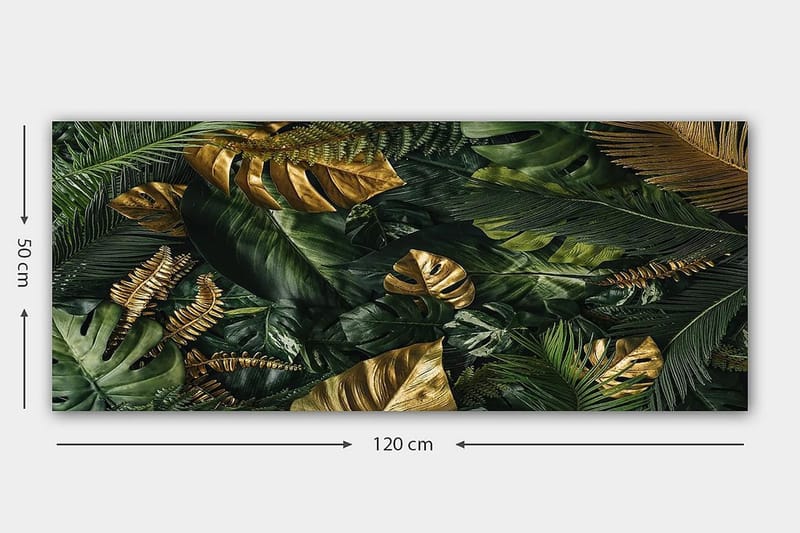 Canvastavla YTY Floral & Botanical Flerfärgad - 120x50 cm - Inredning - Tavlor & posters - Canvastavla