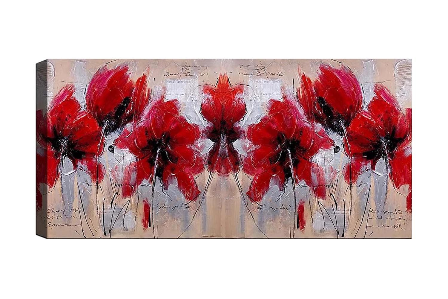Canvastavla YTY Floral & Botanical Flerfärgad - 120x50 cm