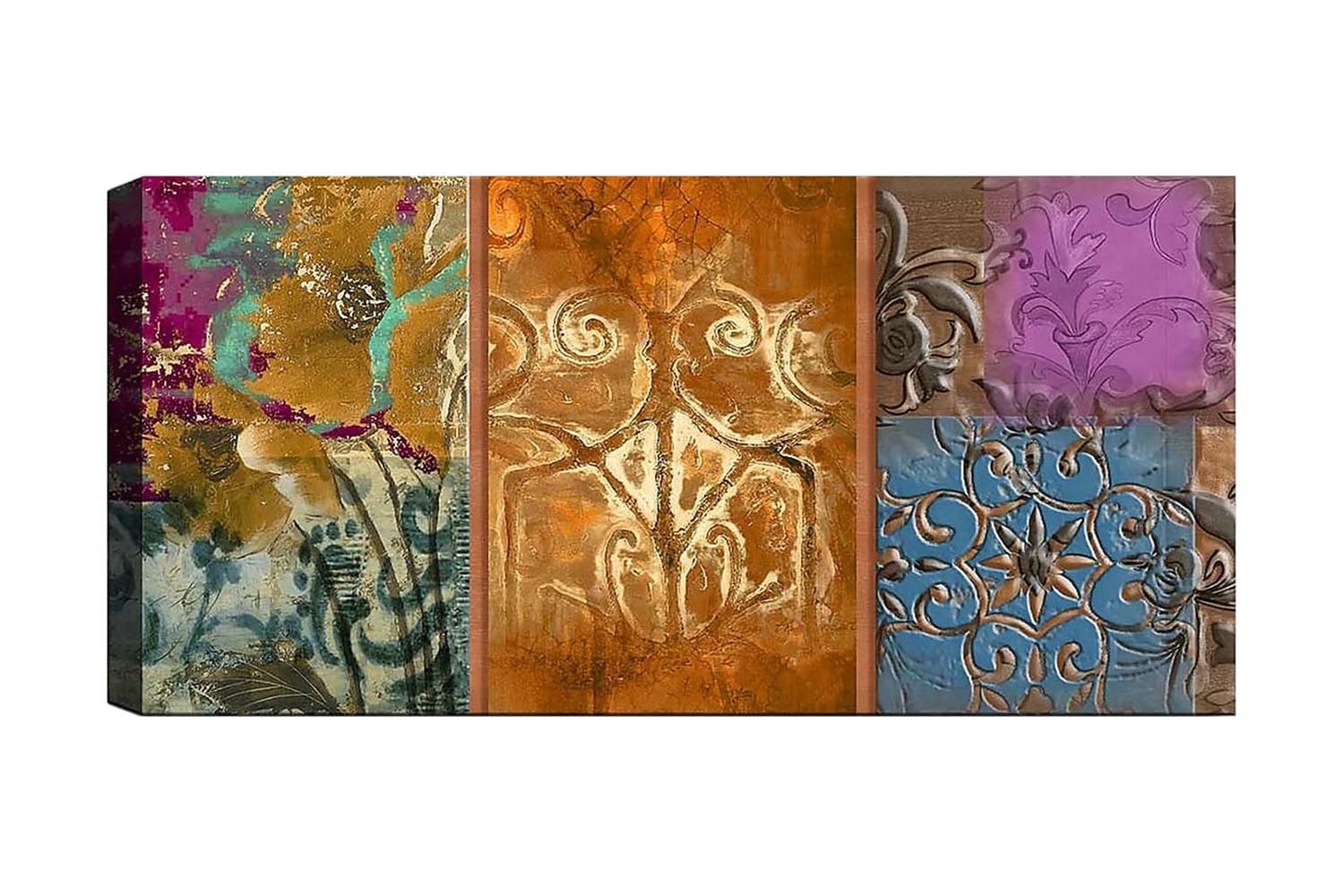Canvastavla YTY Floral & Botanical Flerfärgad - 120x50 cm