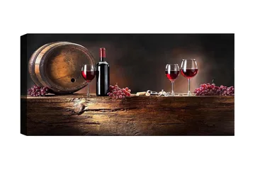 Canvastavla YTY Food & Beverage Flerfärgad - 120x50 cm - Inredning - Tavlor & posters - Canvastavla