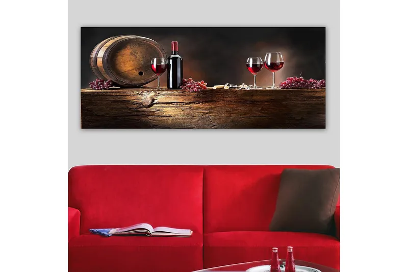 Canvastavla YTY Food & Beverage Flerfärgad - 120x50 cm - Inredning - Tavlor & posters - Canvastavla