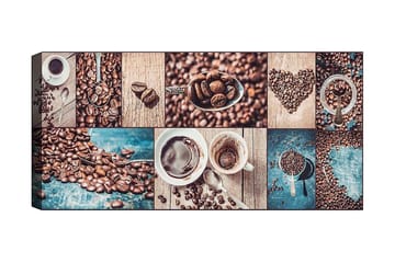 Canvastavla YTY Food & Beverage Flerfärgad - 120x50 cm - Inredning - Tavlor & posters - Canvastavla