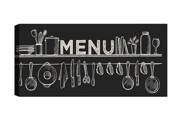Canvastavla YTY Food & Beverage Flerfärgad - 120x50 cm - Inredning - Tavlor & posters - Canvastavla