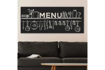 Canvastavla YTY Food & Beverage Flerfärgad - 120x50 cm - Inredning - Tavlor & posters - Canvastavla