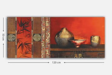 Canvastavla YTY Food & Beverage Flerfärgad - 120x50 cm - Inredning - Tavlor & posters - Canvastavla