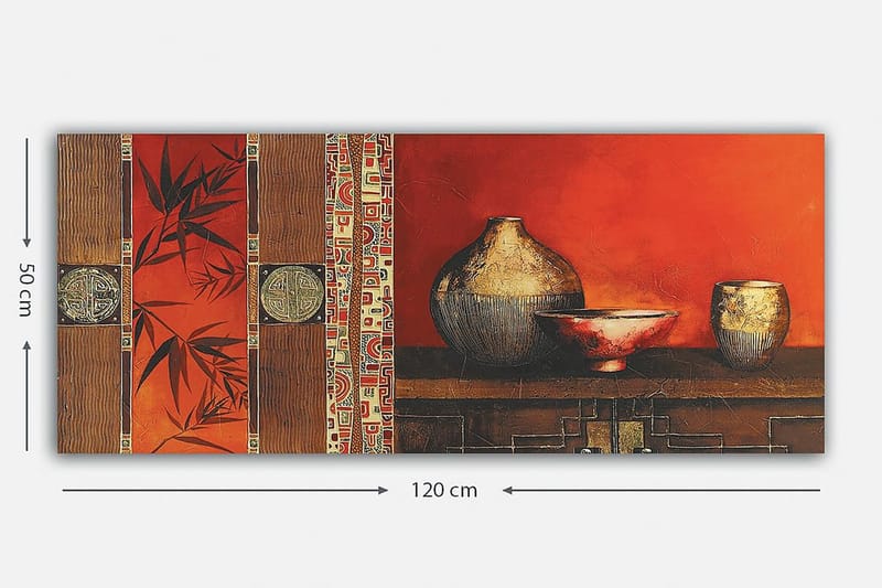 Canvastavla YTY Food & Beverage Flerfärgad - 120x50 cm - Inredning - Tavlor & posters - Canvastavla