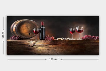 Canvastavla YTY Food & Beverage Flerfärgad - 120x50 cm - Inredning - Tavlor & posters - Canvastavla