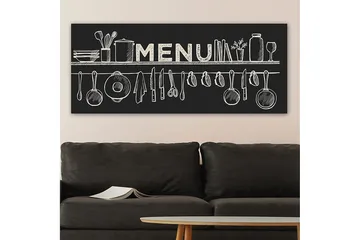 Canvastavla YTY Food & Beverage Flerfärgad - 120x50 cm - Inredning - Tavlor & posters - Canvastavla