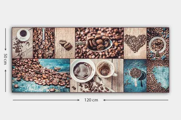 Canvastavla YTY Food & Beverage Flerfärgad - 120x50 cm - Inredning - Tavlor & posters - Canvastavla