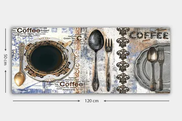 Canvastavla YTY Food & Beverage Flerfärgad - 120x50 cm - Inredning - Tavlor & posters - Canvastavla