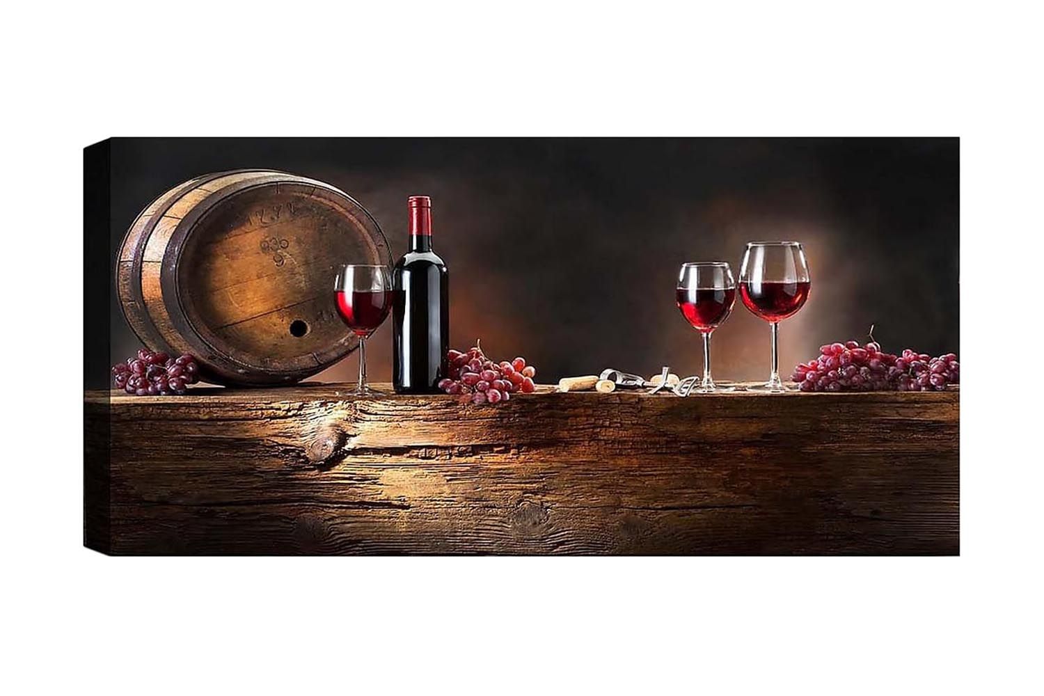 Canvastavla YTY Food & Beverage Flerfärgad - 120x50 cm