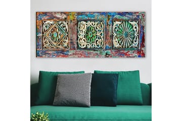 Canvastavla YTY Geometric Flerfärgad - 120x50 cm - Inredning - Tavlor & posters - Canvastavla