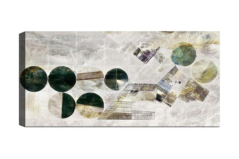 Canvastavla YTY Geometric Flerfärgad - 120x50 cm - Inredning - Tavlor & posters - Canvastavla