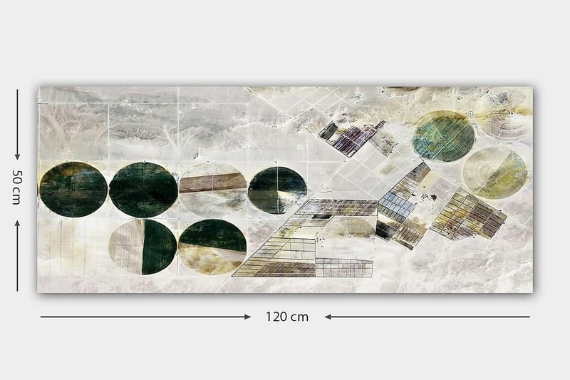 Canvastavla YTY Geometric Flerfärgad - 120x50 cm - Inredning - Tavlor & posters - Canvastavla