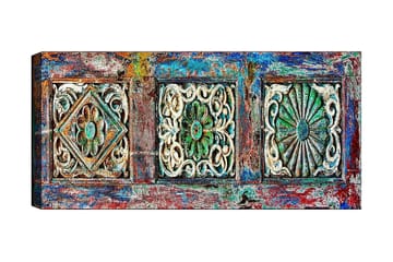Canvastavla YTY Geometric Flerfärgad - 120x50 cm - Inredning - Tavlor & posters - Canvastavla