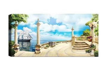 Canvastavla YTY Landscape & Nature Flerfärgad - 120x50 cm - Inredning - Tavlor & posters - Canvastavla