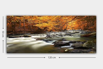 Canvastavla YTY Landscape & Nature Flerfärgad - 120x50 cm - Inredning - Tavlor & posters - Canvastavla