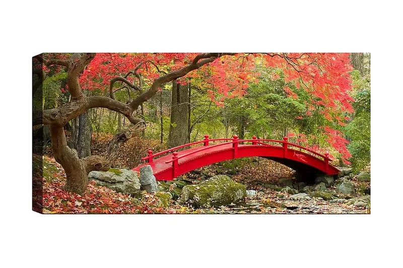 Canvastavla YTY Landscape & Nature Flerfärgad, 120x50 cm