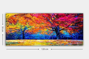 Canvastavla YTY Landscape & Nature Flerfärgad - 120x50 cm - Inredning - Tavlor & posters - Canvastavla