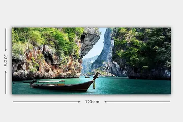 Canvastavla YTY Landscape & Nature Flerfärgad - 120x50 cm - Inredning - Tavlor & posters - Canvastavla