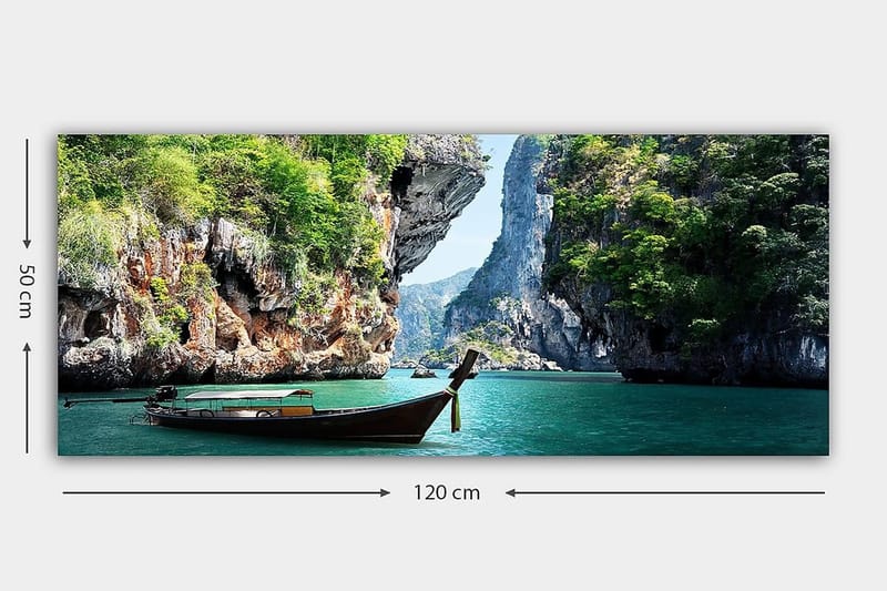 Canvastavla YTY Landscape & Nature Flerfärgad - 120x50 cm - Inredning - Tavlor & posters - Canvastavla